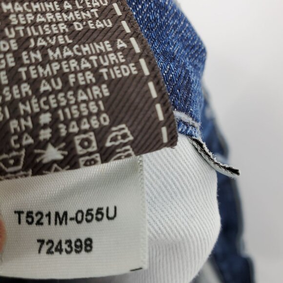 Seven For All Mankind Relaxed Button Fly Light Wash Jeans Size 33 - Picture 5 of 11